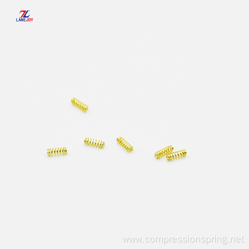 Gold-Plated Coil Compression Springs